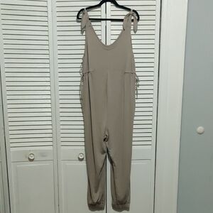 Ingrid & Isabel Taupe Jumpsuit